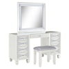 New Classic Furniture Harlequin 3-Piece Vanity Table Set