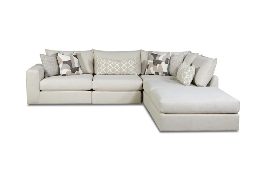 7000 GOLD RUSH ANTIQUE Sectional by Fusion Furniture at Furniture Barn