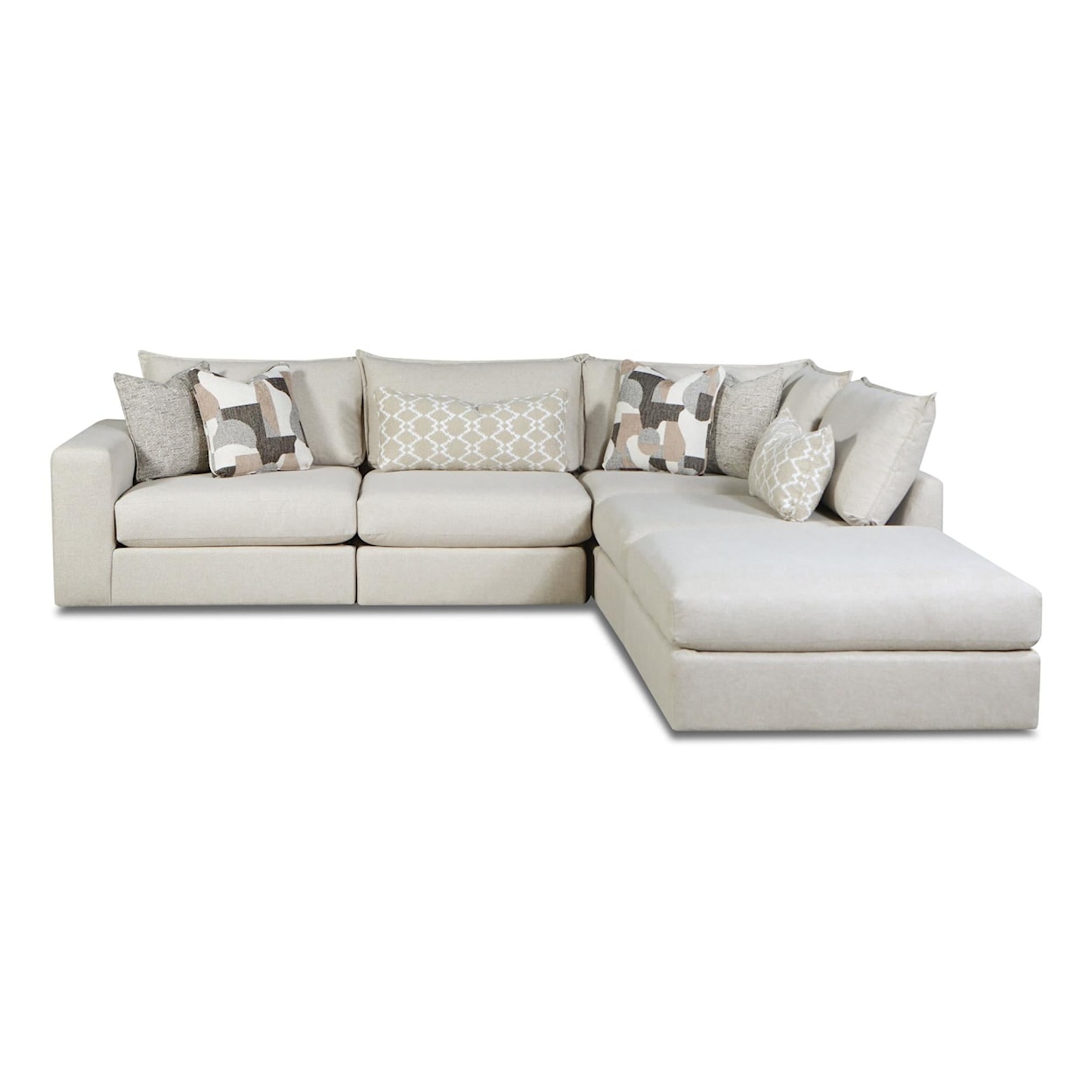 Fusion Furniture 7000 GOLD RUSH ANTIQUE Sectional