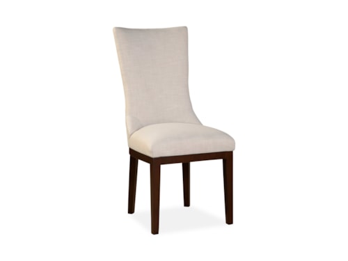 Contemporary Host Chair with Slight Wing Back