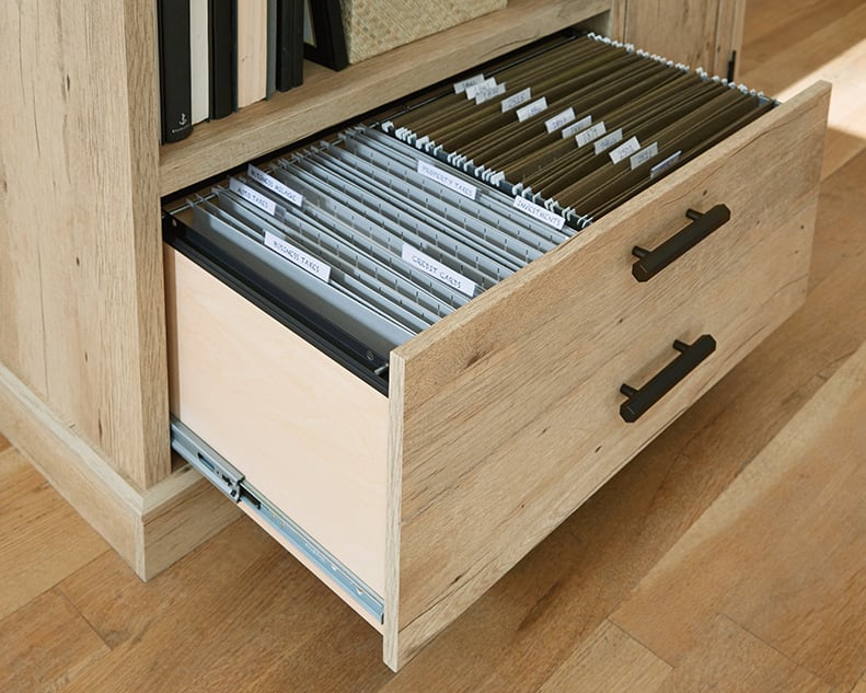 Sauder Mason Peak Aspen Post Office Credenza