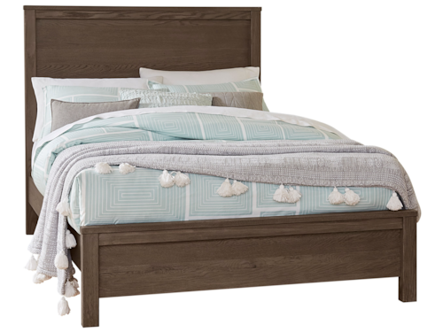 Transitional Full Panel Bed with Low-Profile Footboard