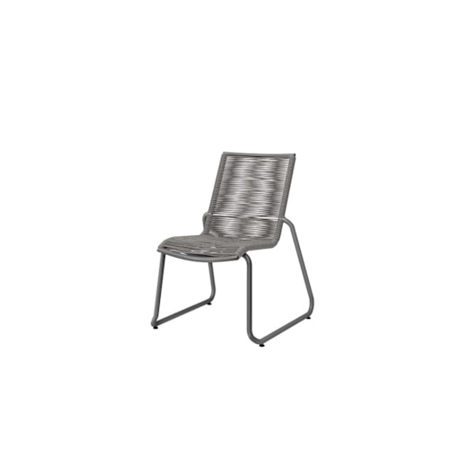Stackable Dining Side Chair - Fog / Graphite