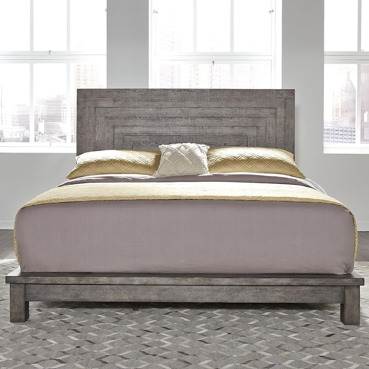 Liberty Furniture Modern Farmhouse King Platform Bed