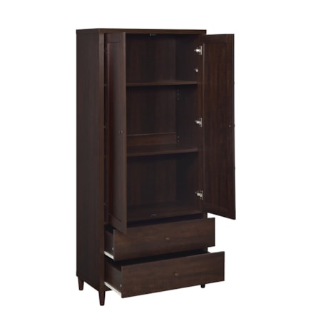 RUSTIC TOBACCO ACCENT CABINET |