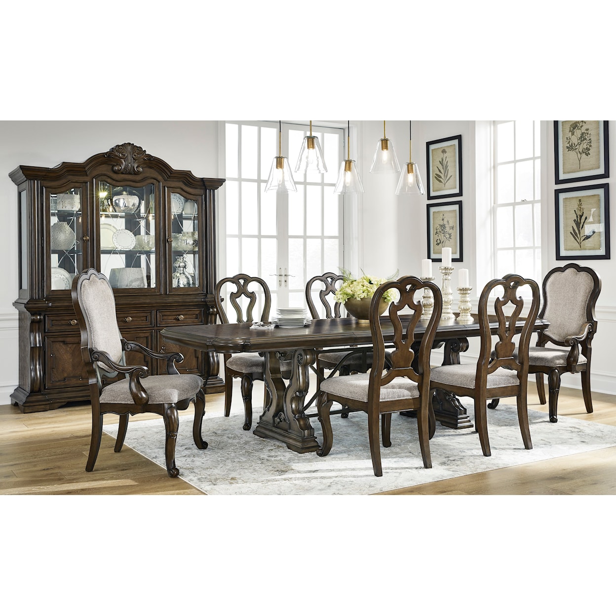 Signature Design Maylee 6-Piece Dining Set