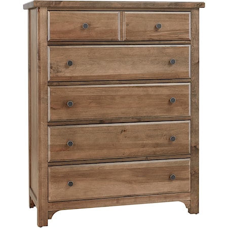 Traditional Farmhouse 5-Drawer Chest 