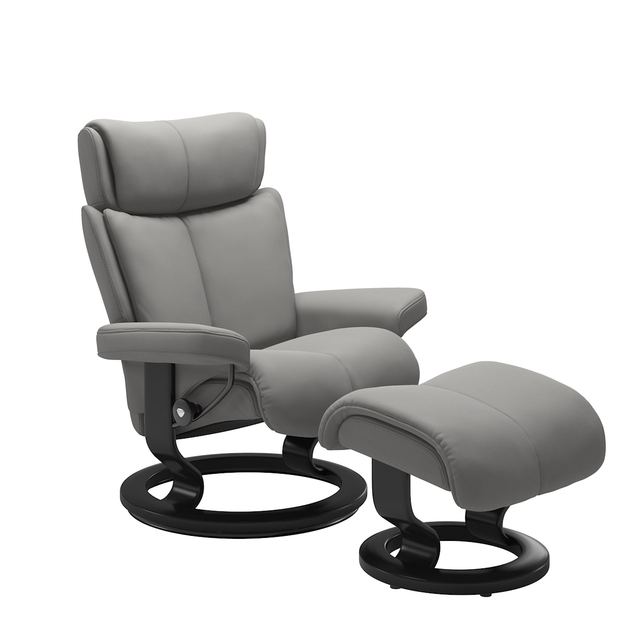 Stressless by Ekornes Magic Medium Reclining Chair with Classic Base