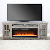 Sunny Designs Alpine Media Console with Fireplace Insert