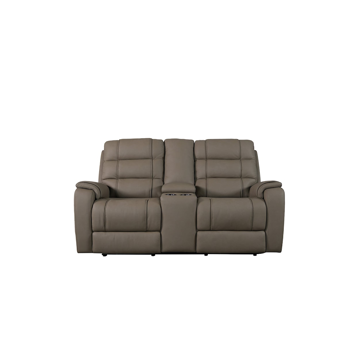 Bassett Club Level - Wendell Power Loveseat with Cupholders