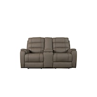 Casual Power Loveseat with Cupholders