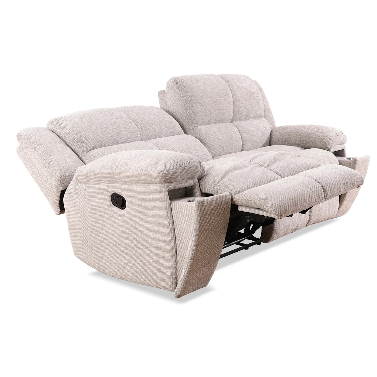 PH Buster Manual Dual Reclining Sofa