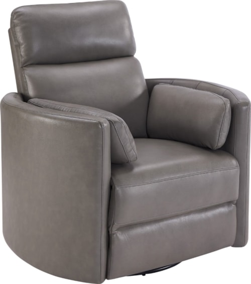 Casual Cordless Power Swivel Glider Recliner with USB Port