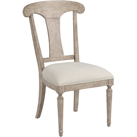 Maeve Wood Back Side Chair - Breve