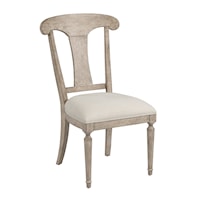 Farmhouse Wood Back Side Chair