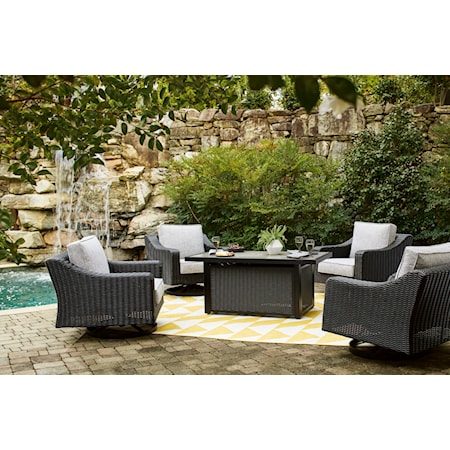 Outdoor Fire Pit Set