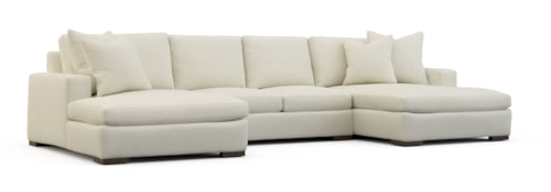 3-Piece Sectional with Chaises
