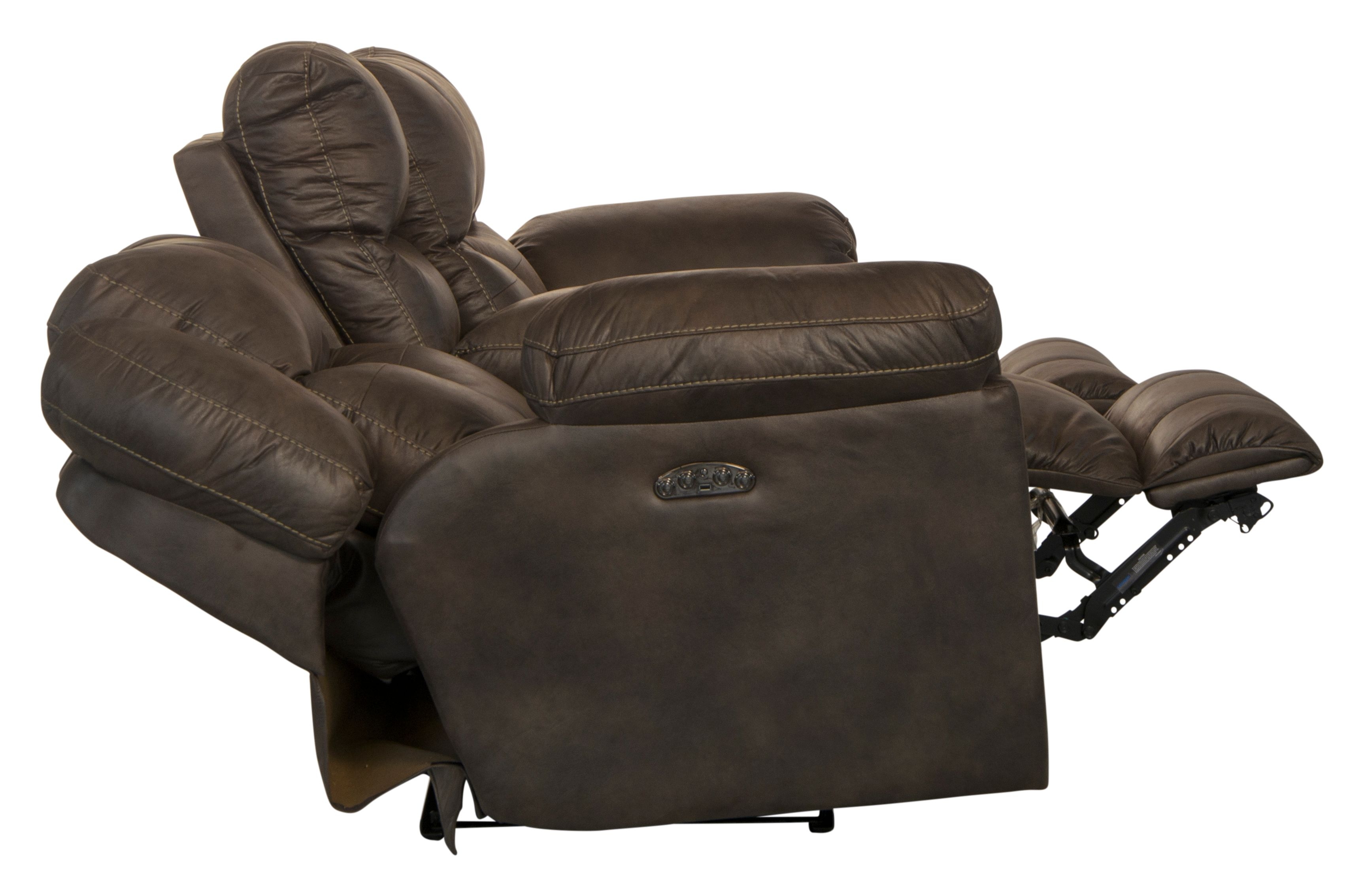 Catnapper Ferrington Power Headrest Lay Flat Reclining Loveseat