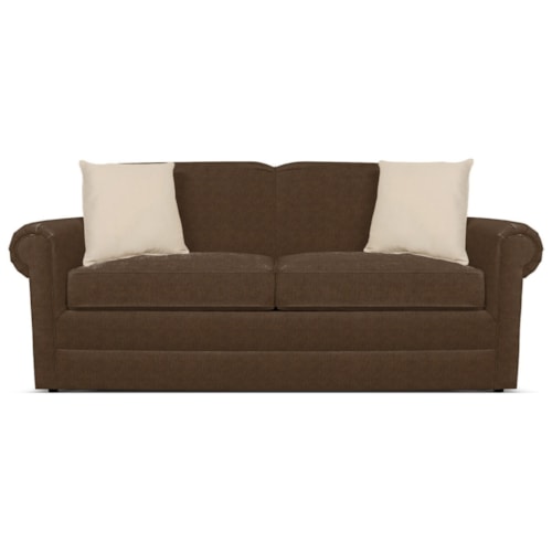 Casual Full Sleeper Loveseat with Innerspring Mattress