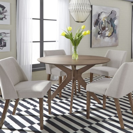 Round Pedestal Dining Table