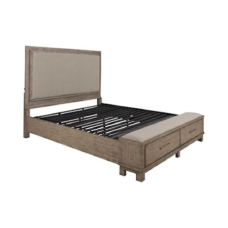 King Storage Bed