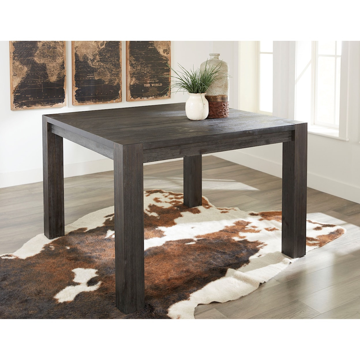 Modus International Meadow Solid Wood Square Counter Table