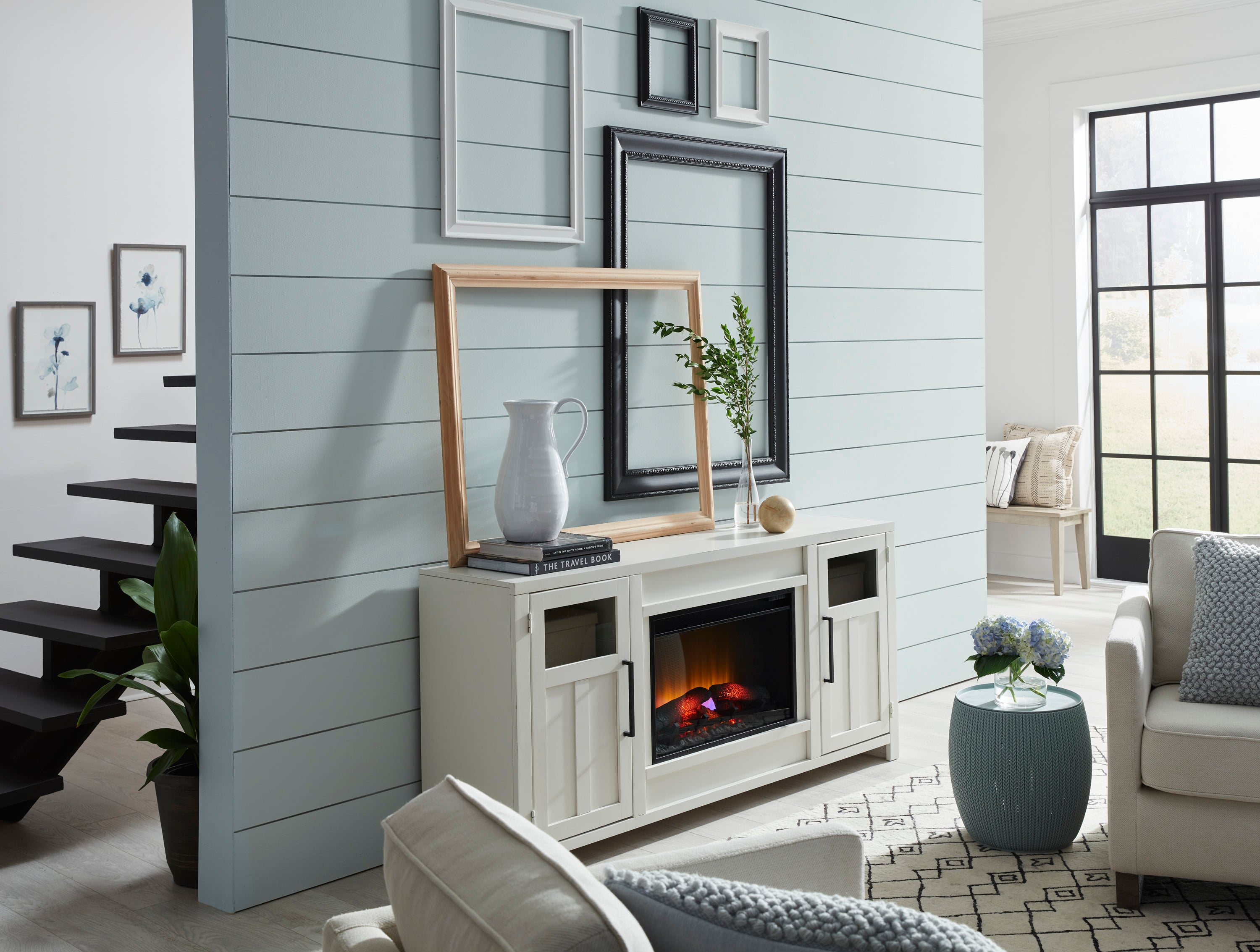 68" Fireplace Console