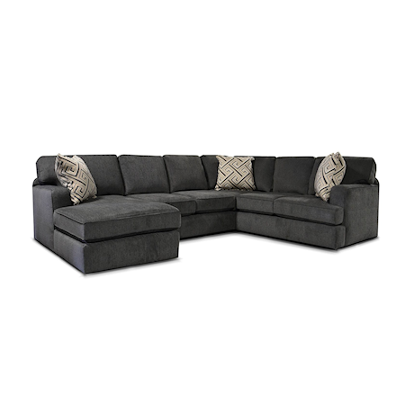 3-Piece Chaise Sectional Sofa