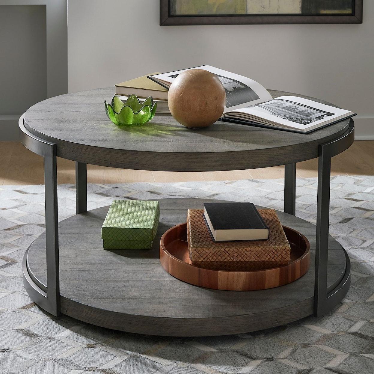 Freedom Furniture Modern View Round Cocktail Table