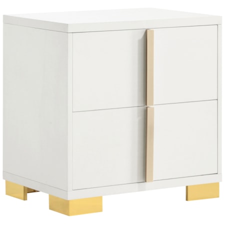 CELINE WHITE NIGHTSTAND |