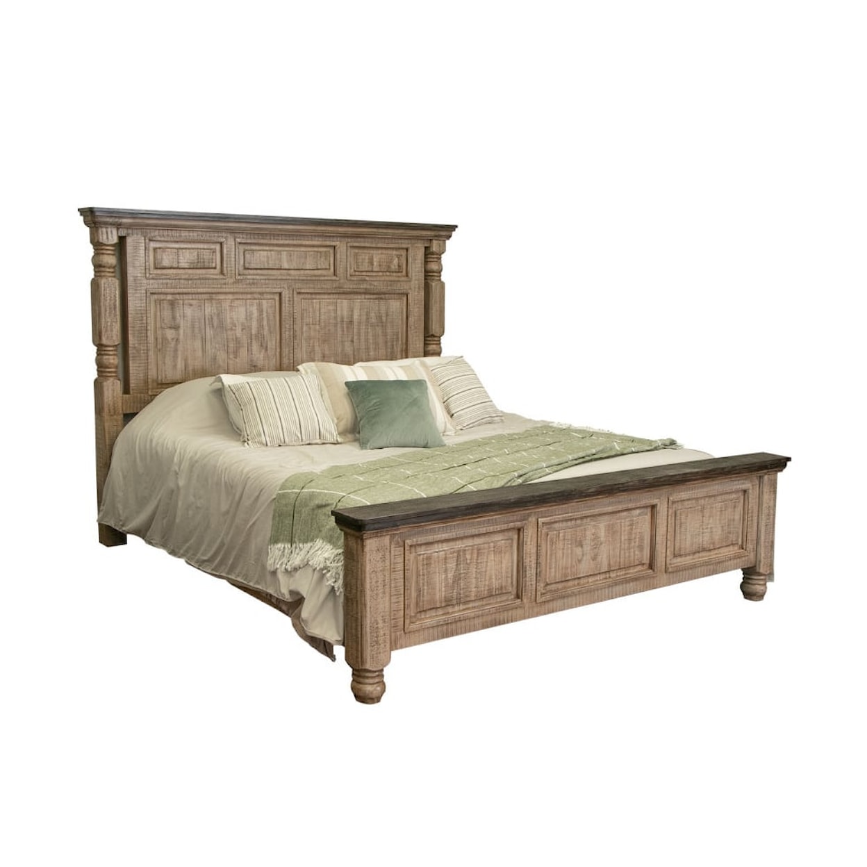 International Furniture Direct Stone Queen Bed