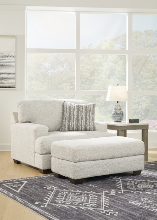 Oversized Chair And Ottoman