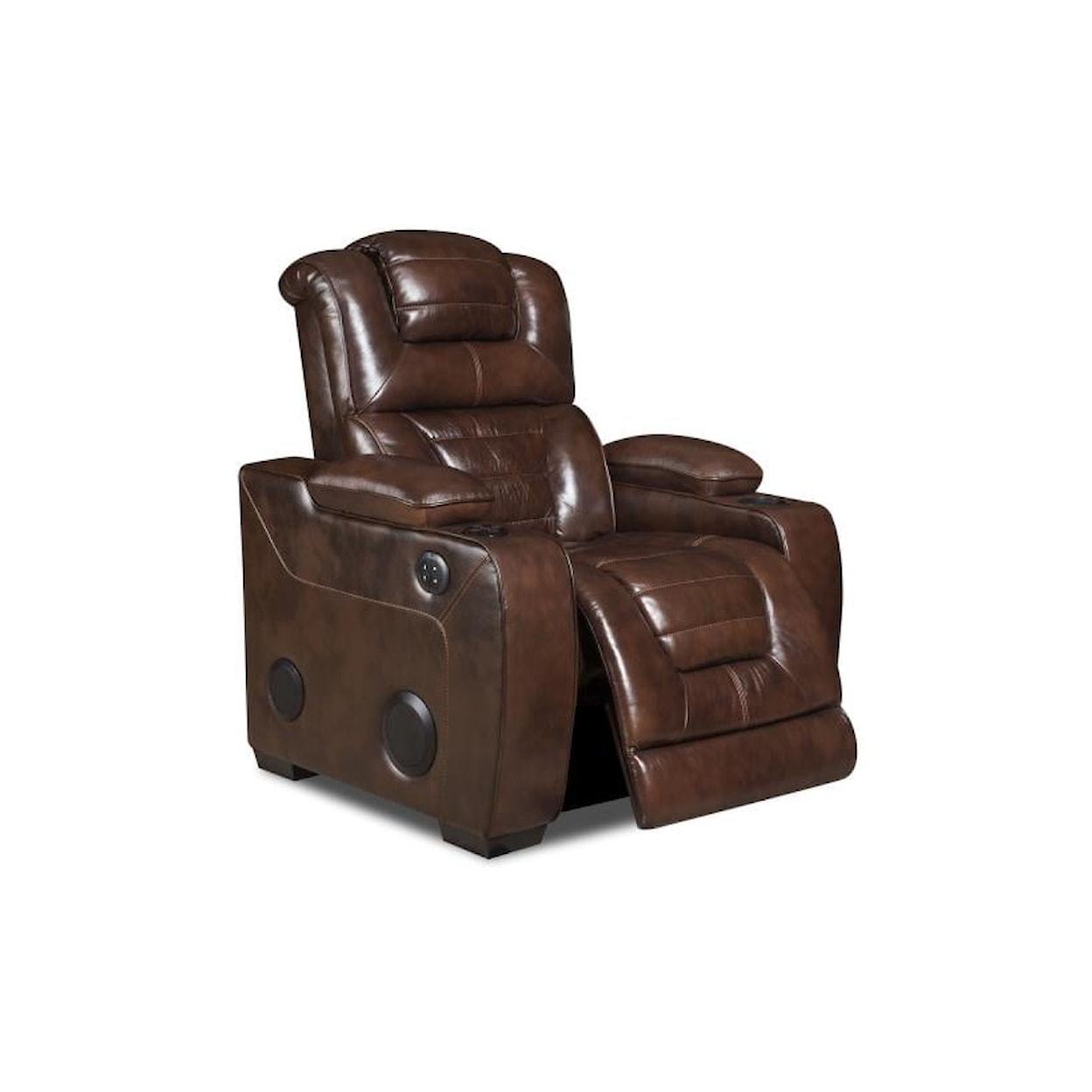 Corinthian OL73901 Power Headrest Recliner with Speakers