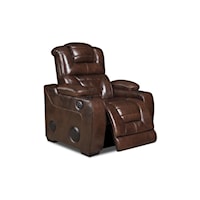 Traditional Power Headrest Recliner with Bluetooth Speakers