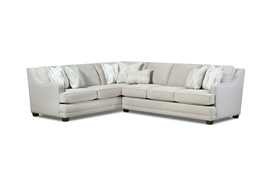 7000 CHARLOTTE CREMINI 2-Piece Sectional by Fusion Furniture at Rooms and Rest