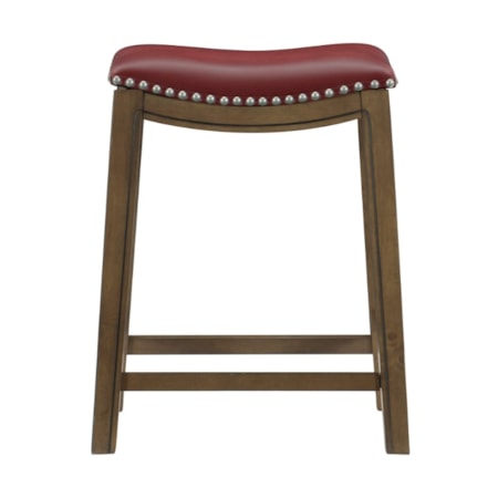 Counter Height Upholstered Stool