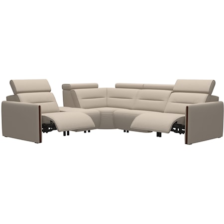 3-Seat Power Reclining Sectional Sofa