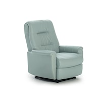 Felicia Swivel Glider Recliner with Button-Tufted Back
