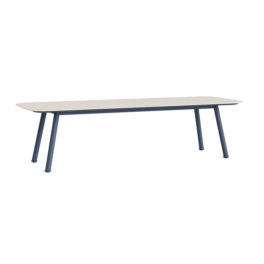 110" x 40" Rect. Stone-Top Dining Table