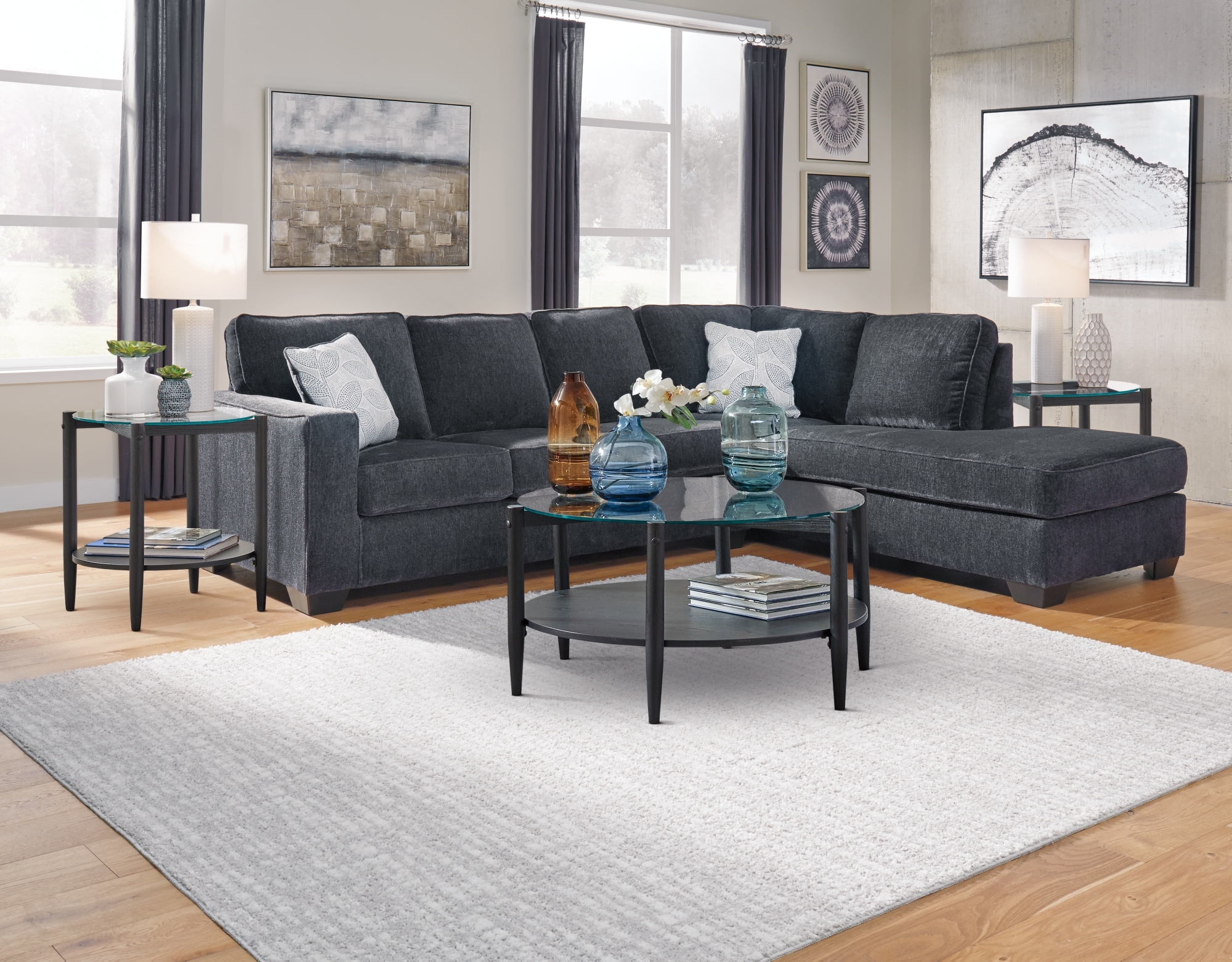 2-Piece Sectional With Chaise