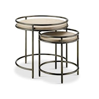 Contemporary 2-Piece Nesting End Table