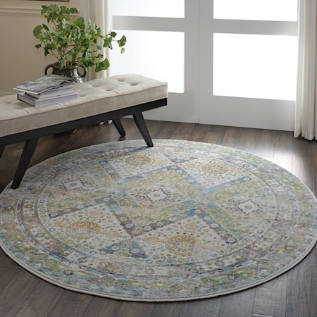 6&apos; Round  Rug