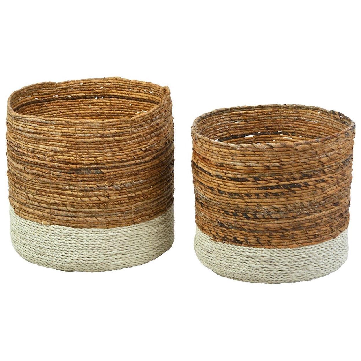 Dovetail Furniture Accessories Basket Set of 2