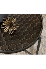 Signature Design by Ashley Doraley Contemporary 22" End Table with Honeycomb Top