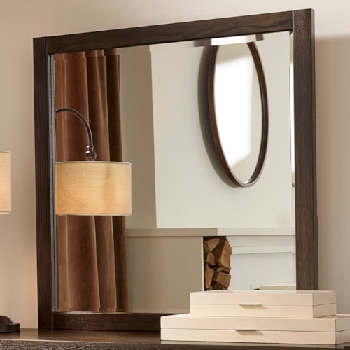 Transitional Landscape Dresser Mirror