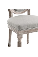 Modway Emanate Vintage French Upholstered Fabric Dining Side Chair