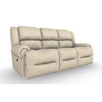 Casual Power Space Saver Sofa with Tilt Headrests