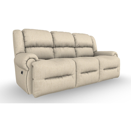 Power Tilt Headrest Sofa with Tray - Fabric