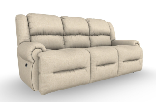 Casual Power Space Saver Sofa with Tilt Headrests