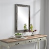 Uttermost Mirrors Owenby Rustic Silver & Bronze Mirror